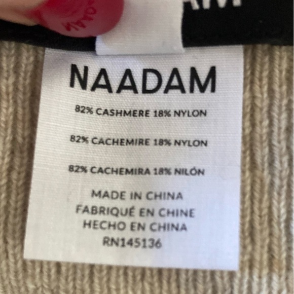 Nadaam Cashmere Ribbed Seamless Bralette and Short Set Luxury Loungewear - Picture 6 of 11